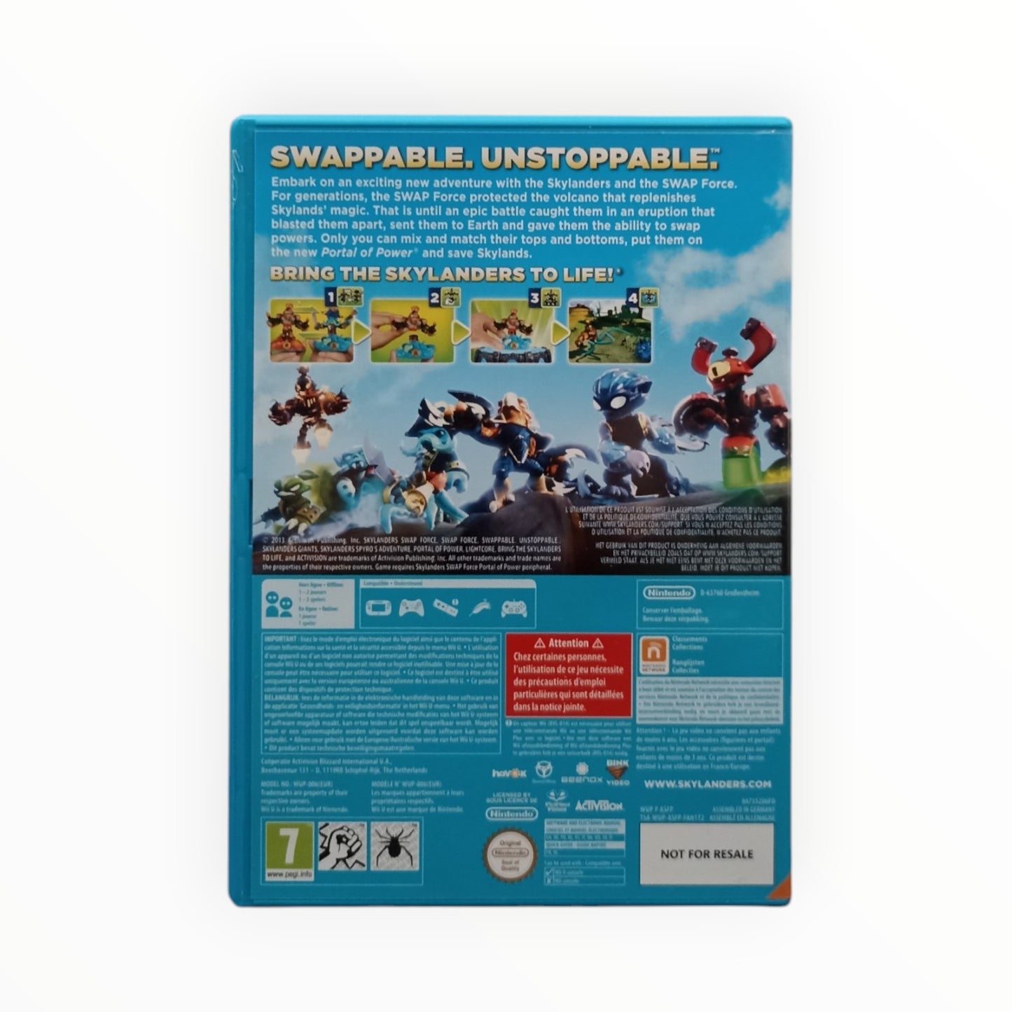Coffret Skylanders Swap Force Nintendo Wii U