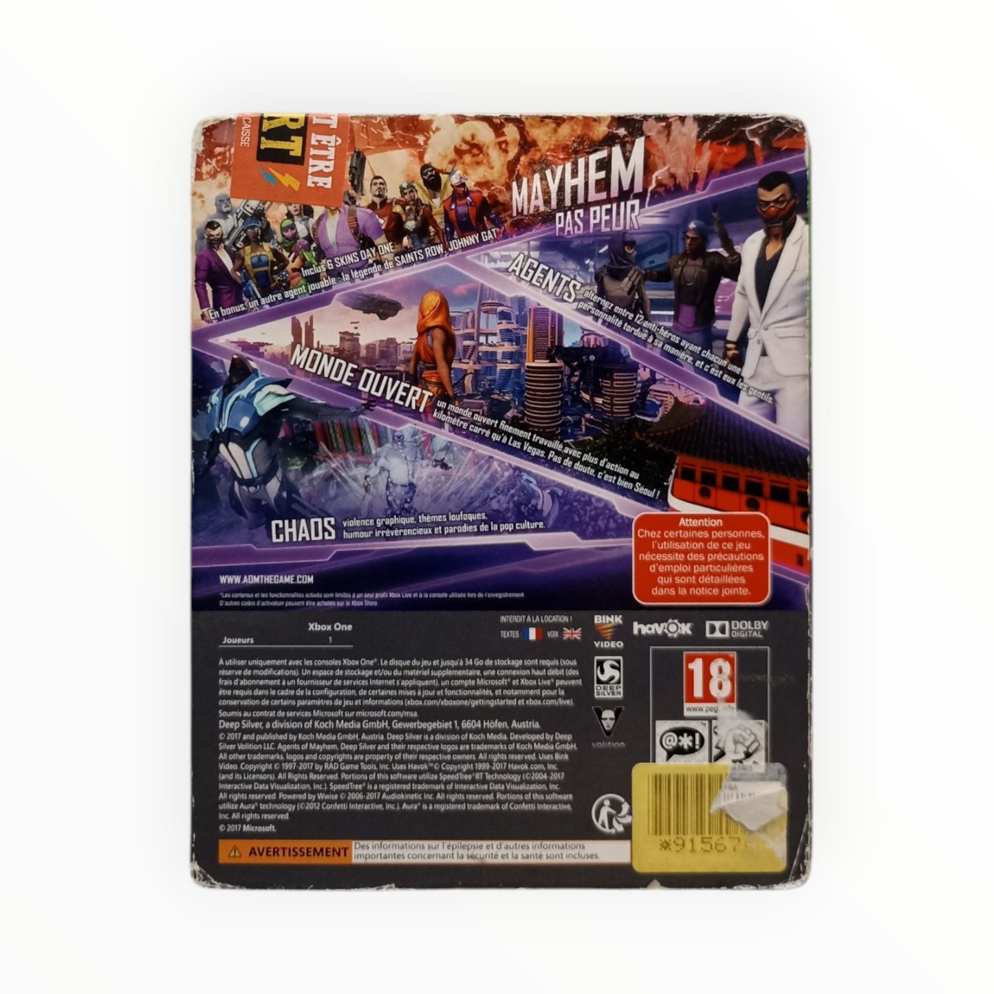 Agents Mayhem Xbox One