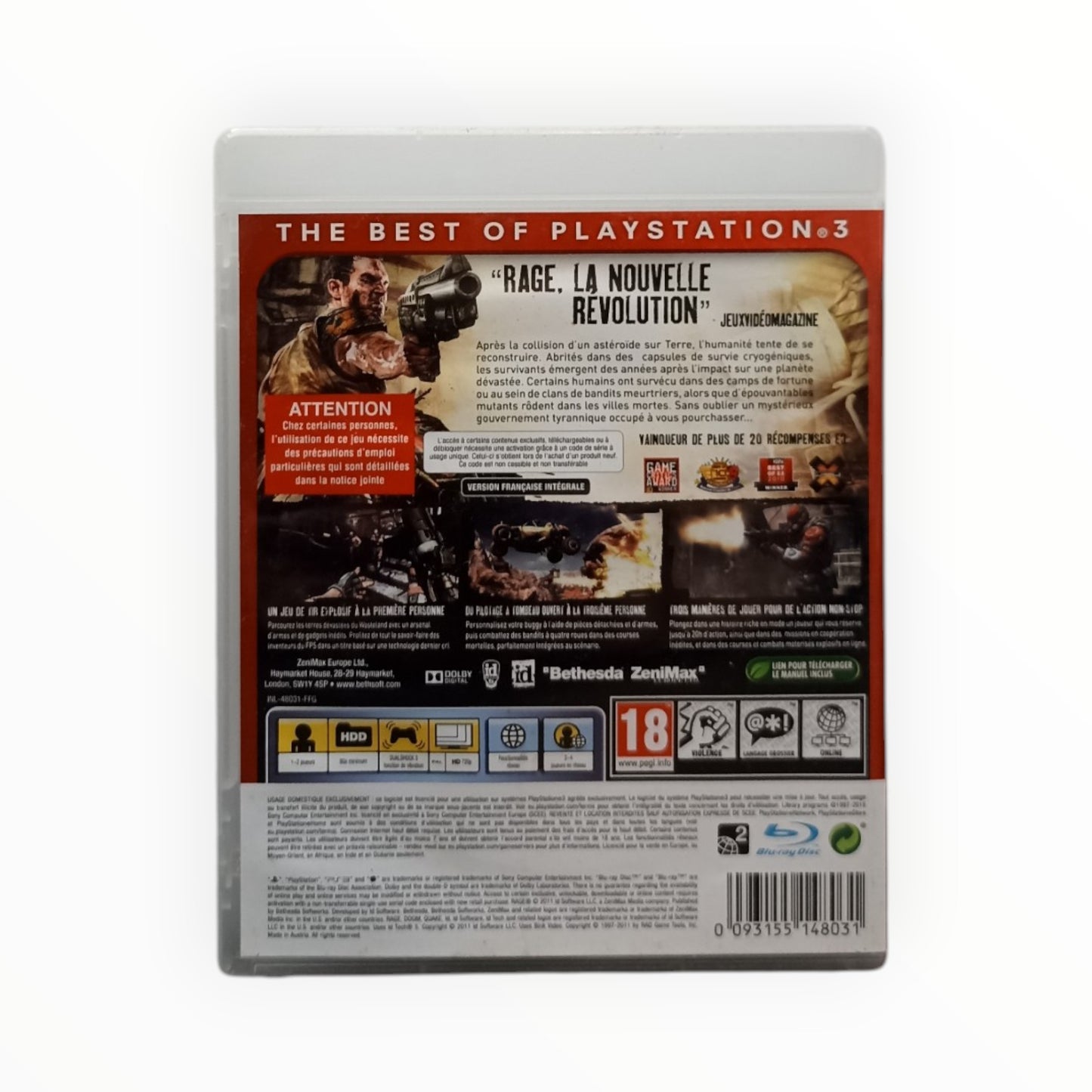 Rage Playstation 3 (PS3)