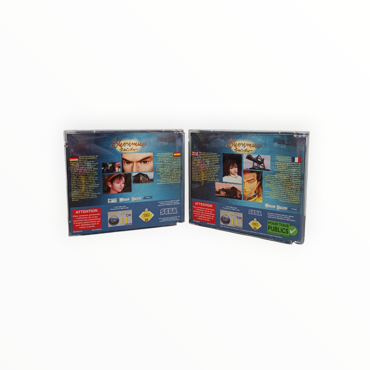 Shenmue Sega Dreamcast Complet FRA