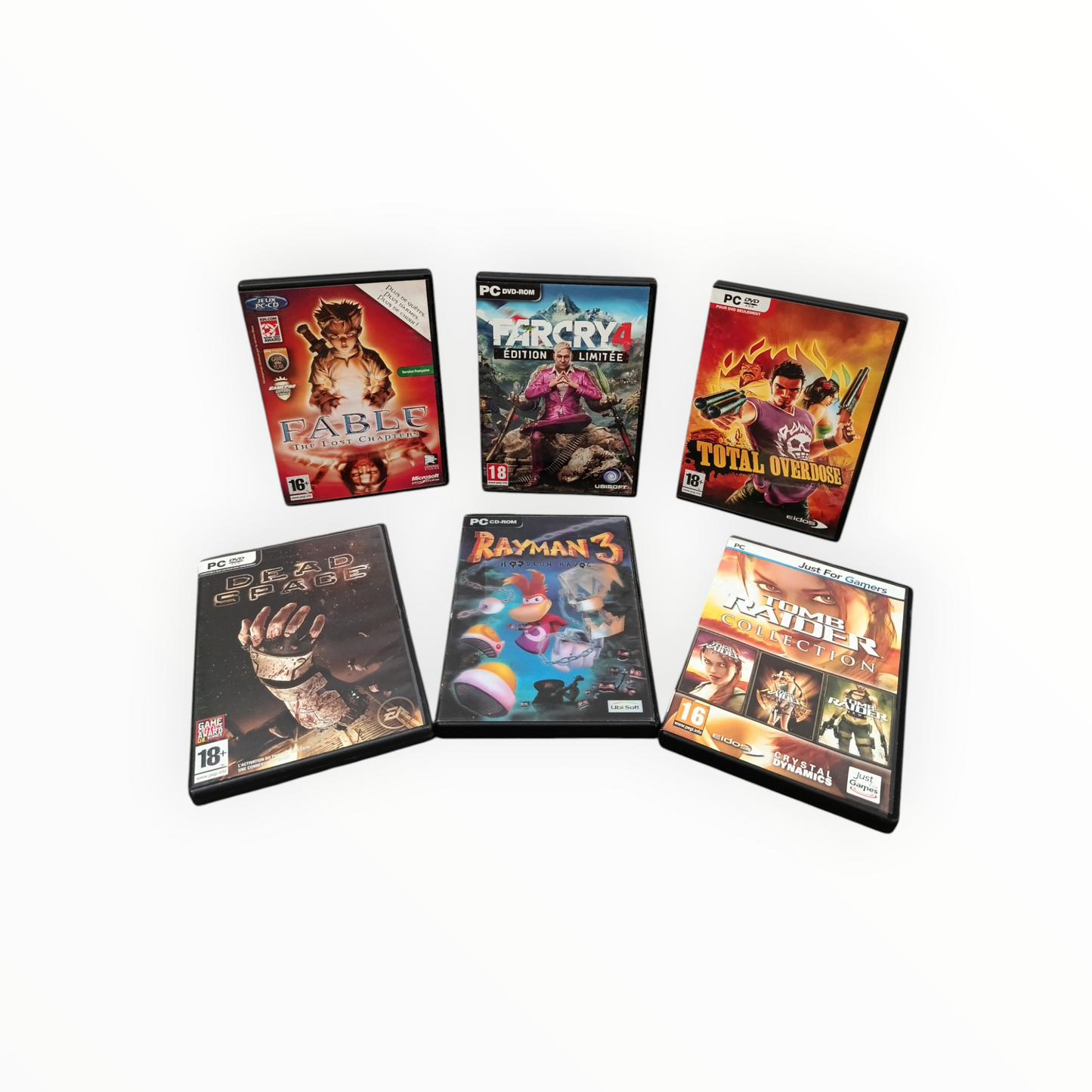 Lot de 6 Jeux PC