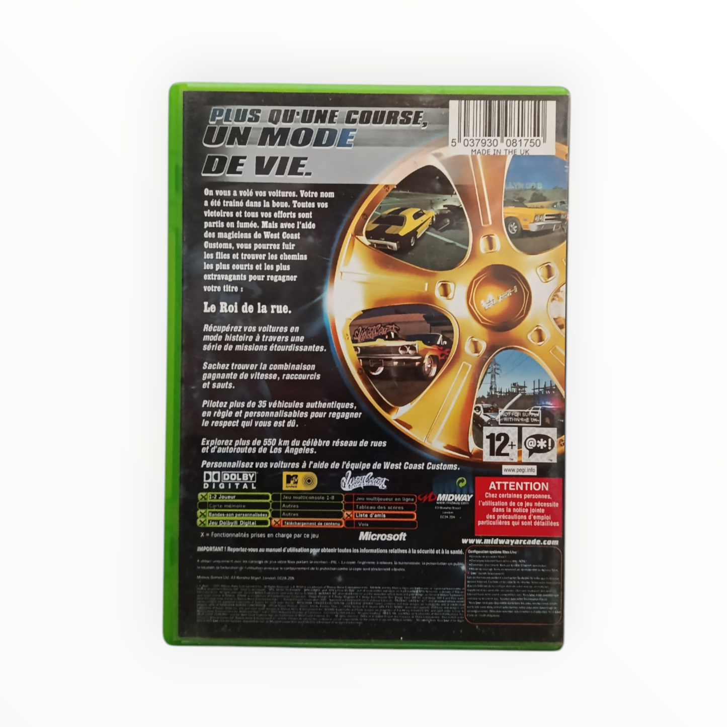 Rush Xbox