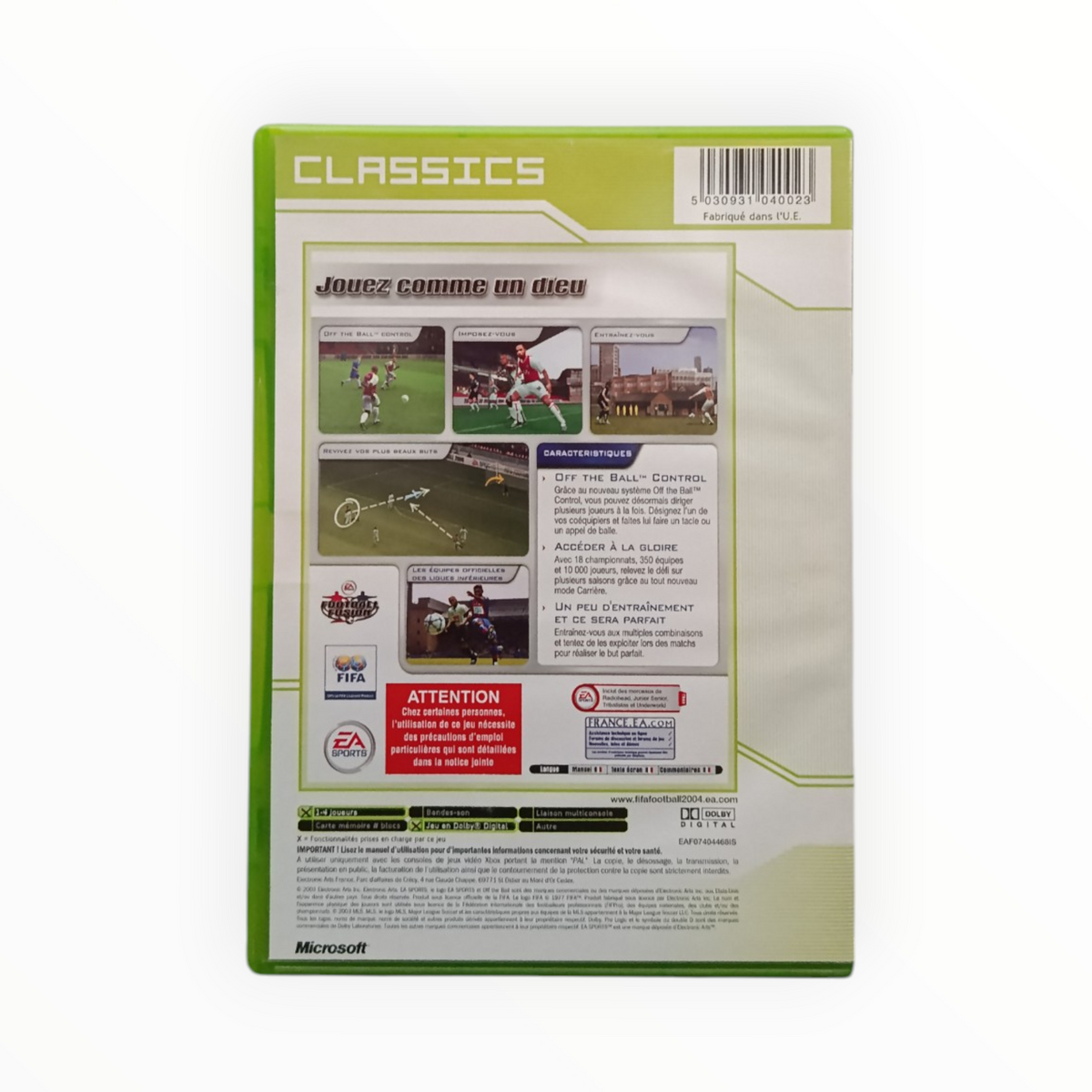 Fifa Football 2004 Xbox