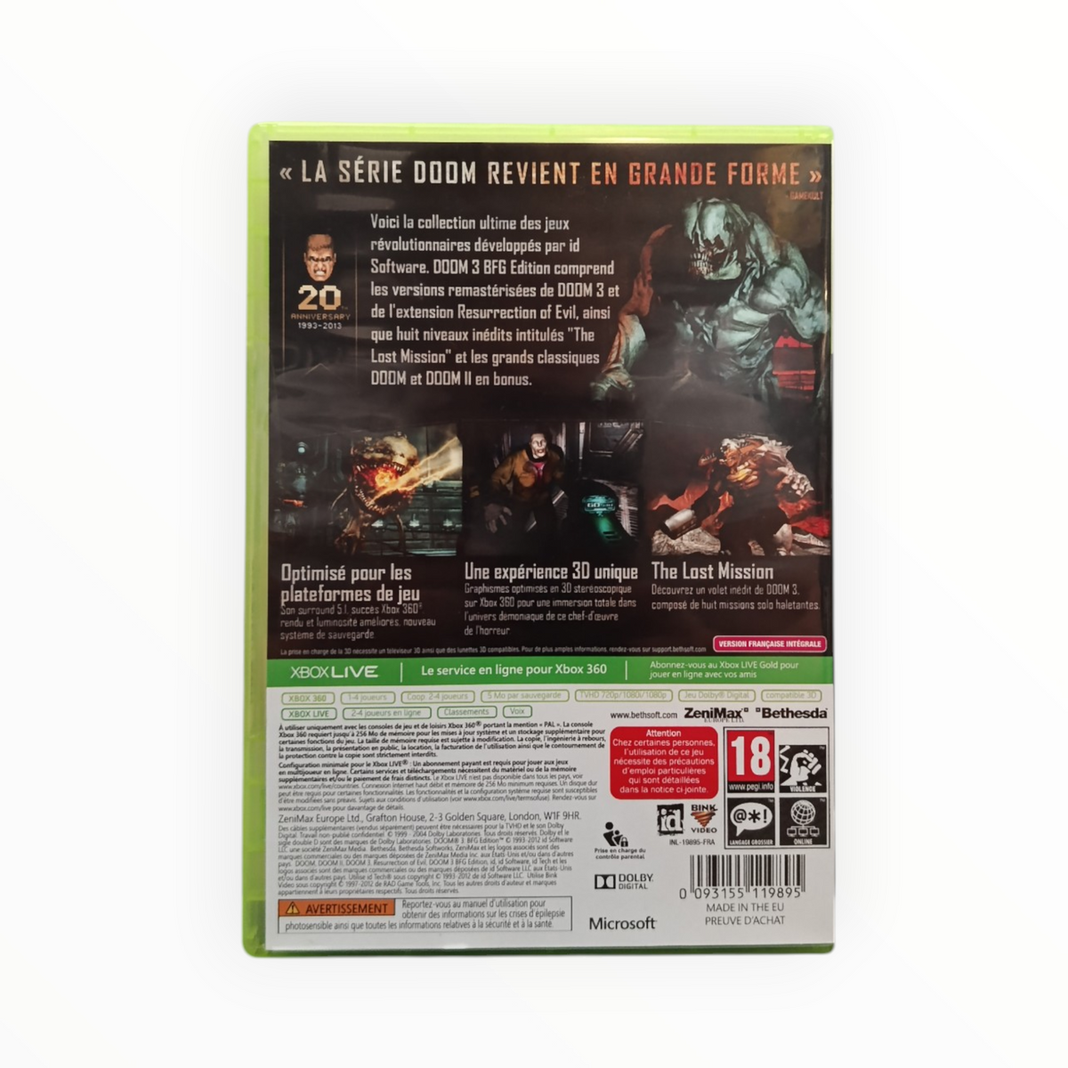 Doom 3 Xbox 360