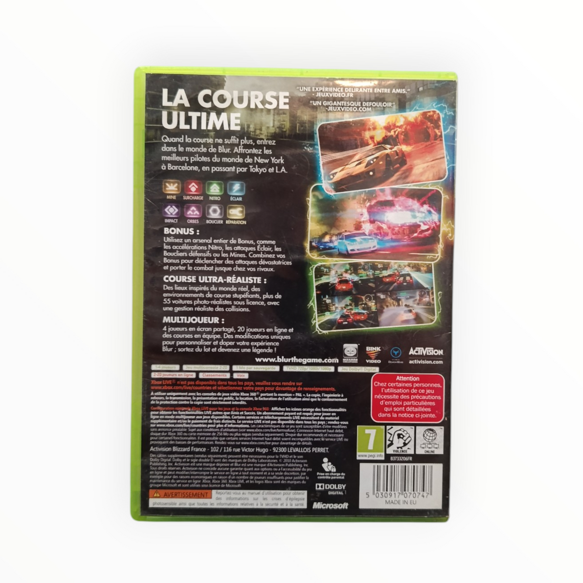 Blur Xbox 360