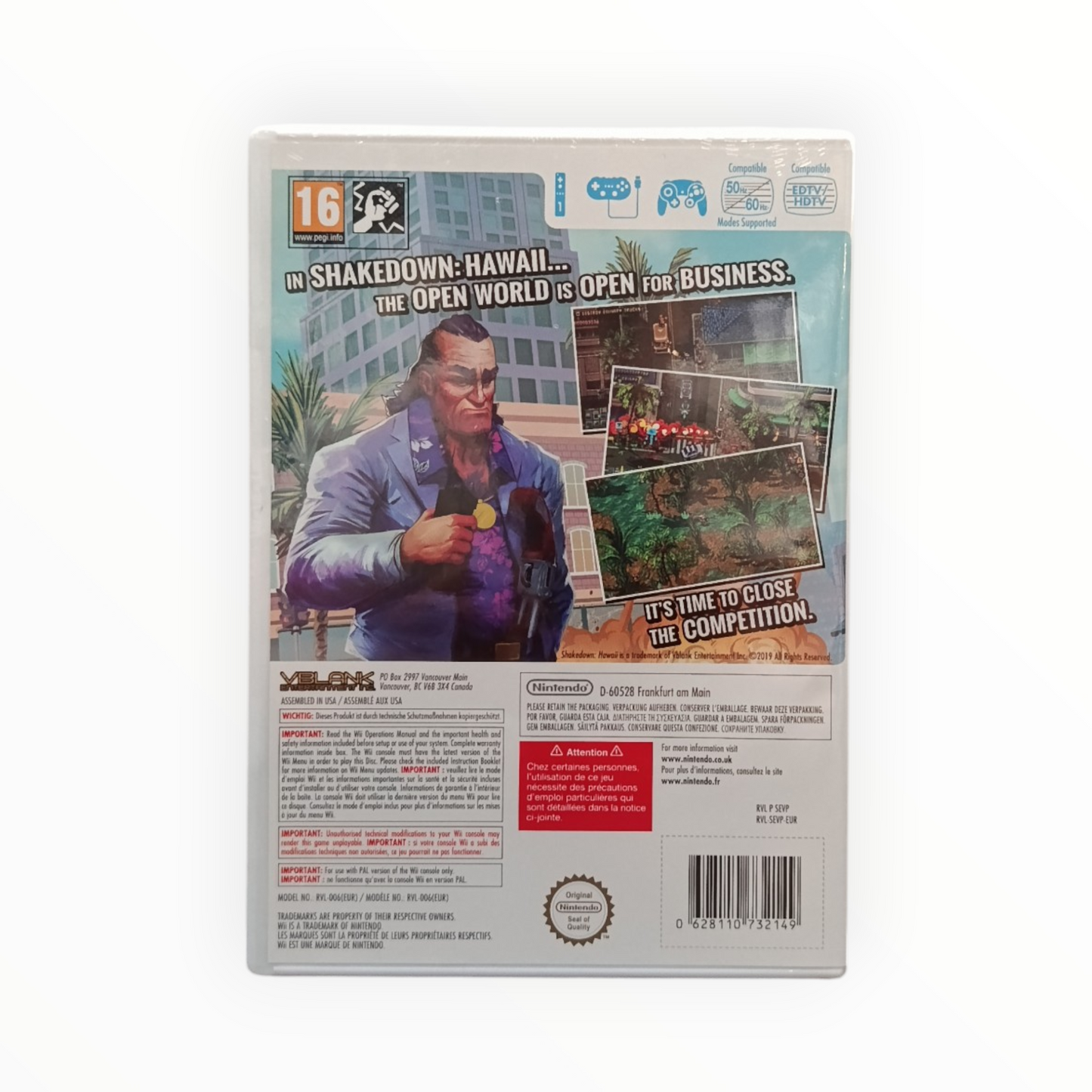 Shakedown Hawai Nintendo WII Neuf Blister Francais