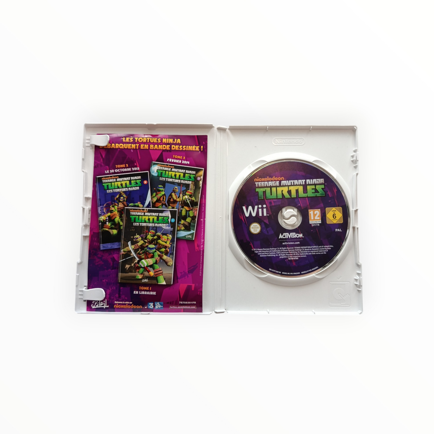 Teenage Mutant Ninja Turtles Nintendo WII