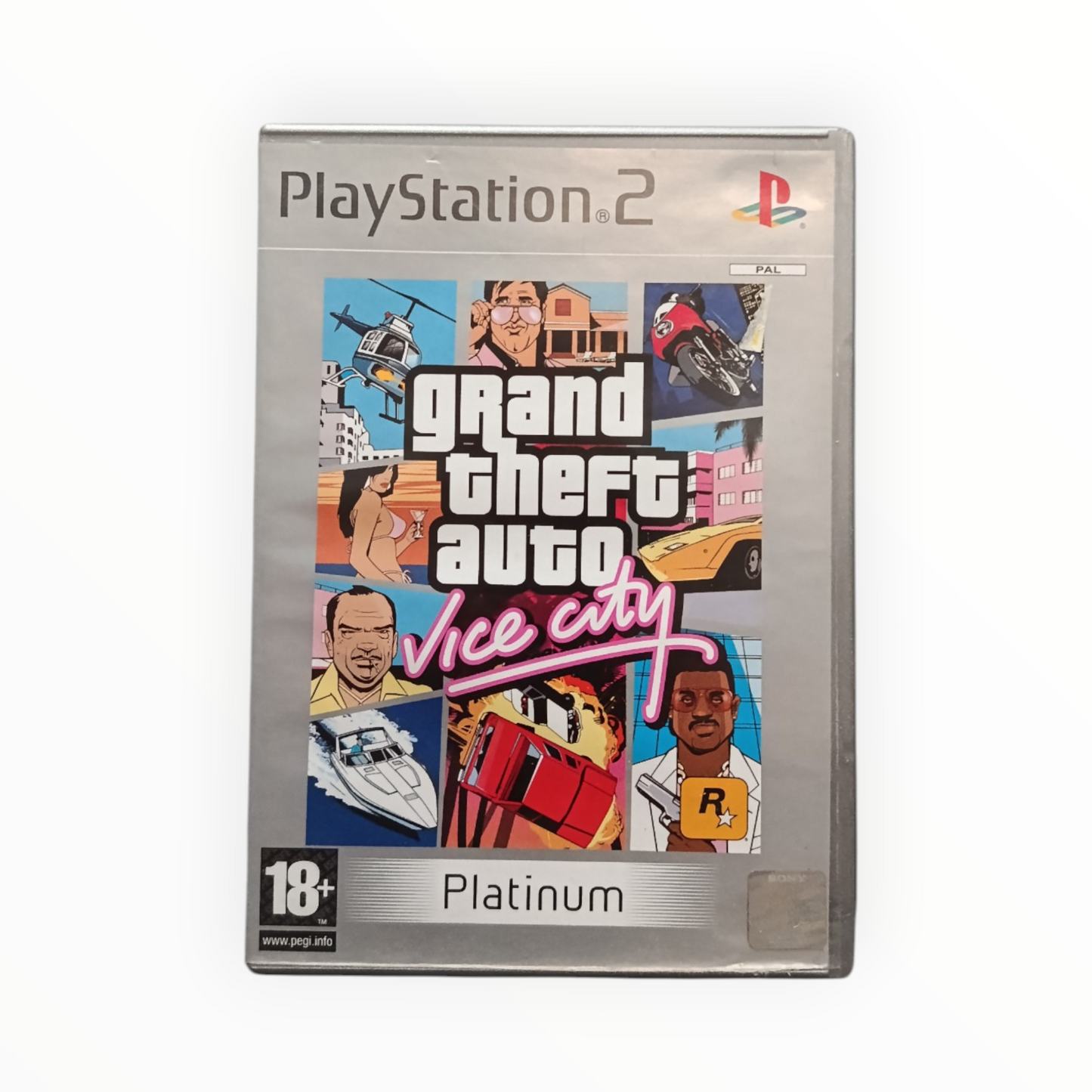 Grand Theft Auto Vice City Platinium Playstation 2 (PS2)