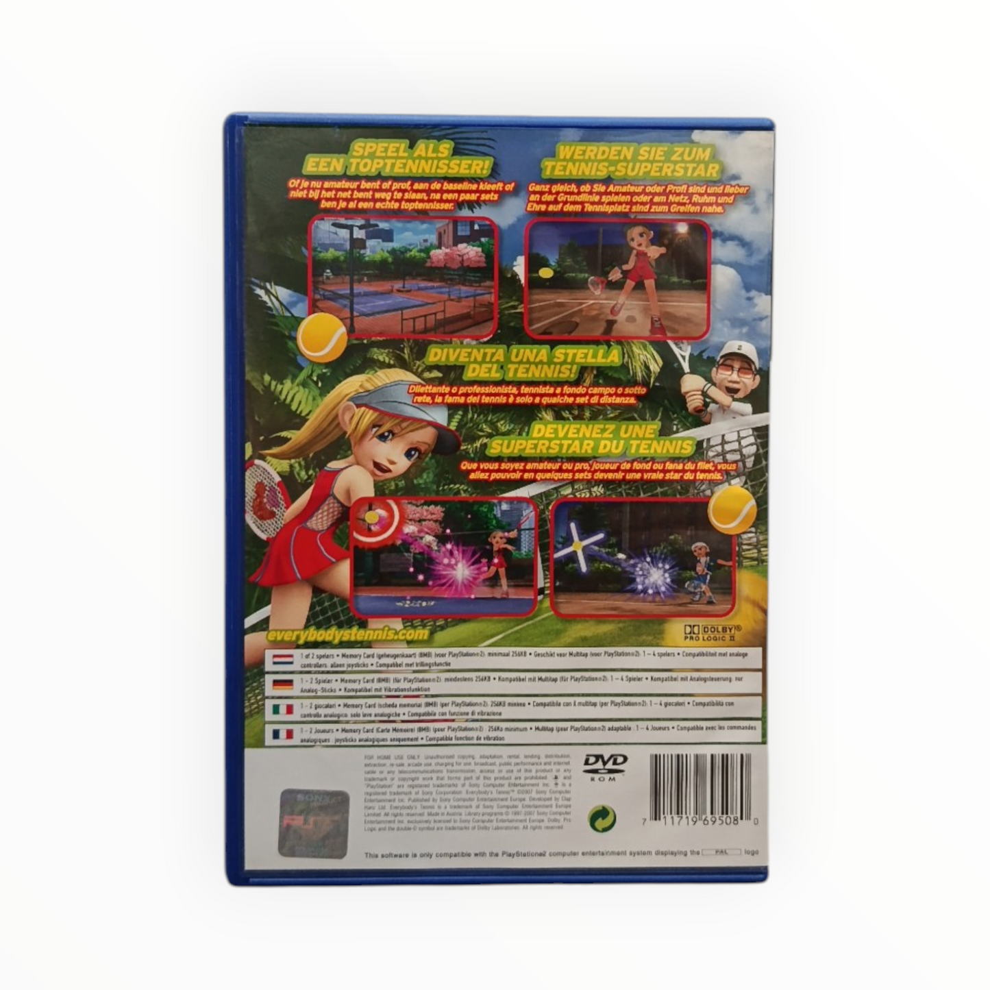 Everybody's Tennis Playstation 2 (PS2)