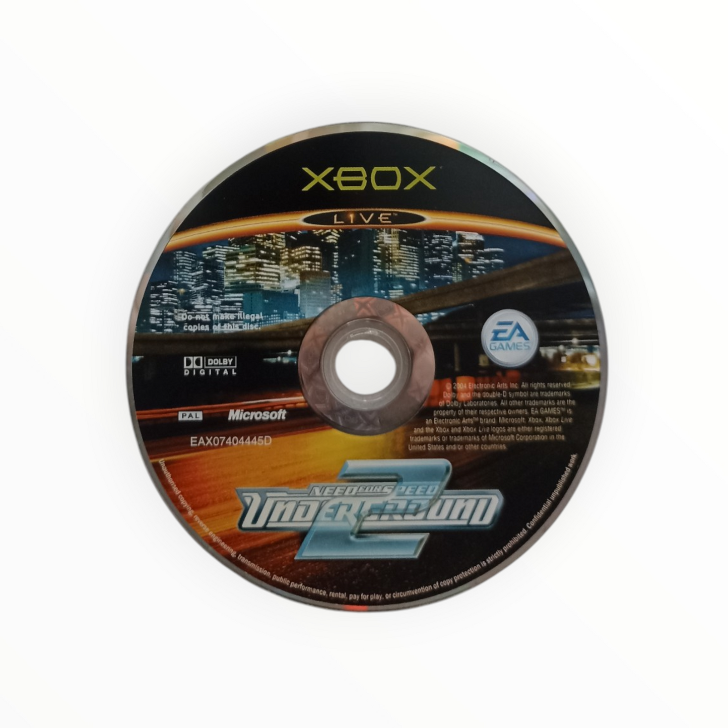 CD Need For Speed Underground 2 Xbox