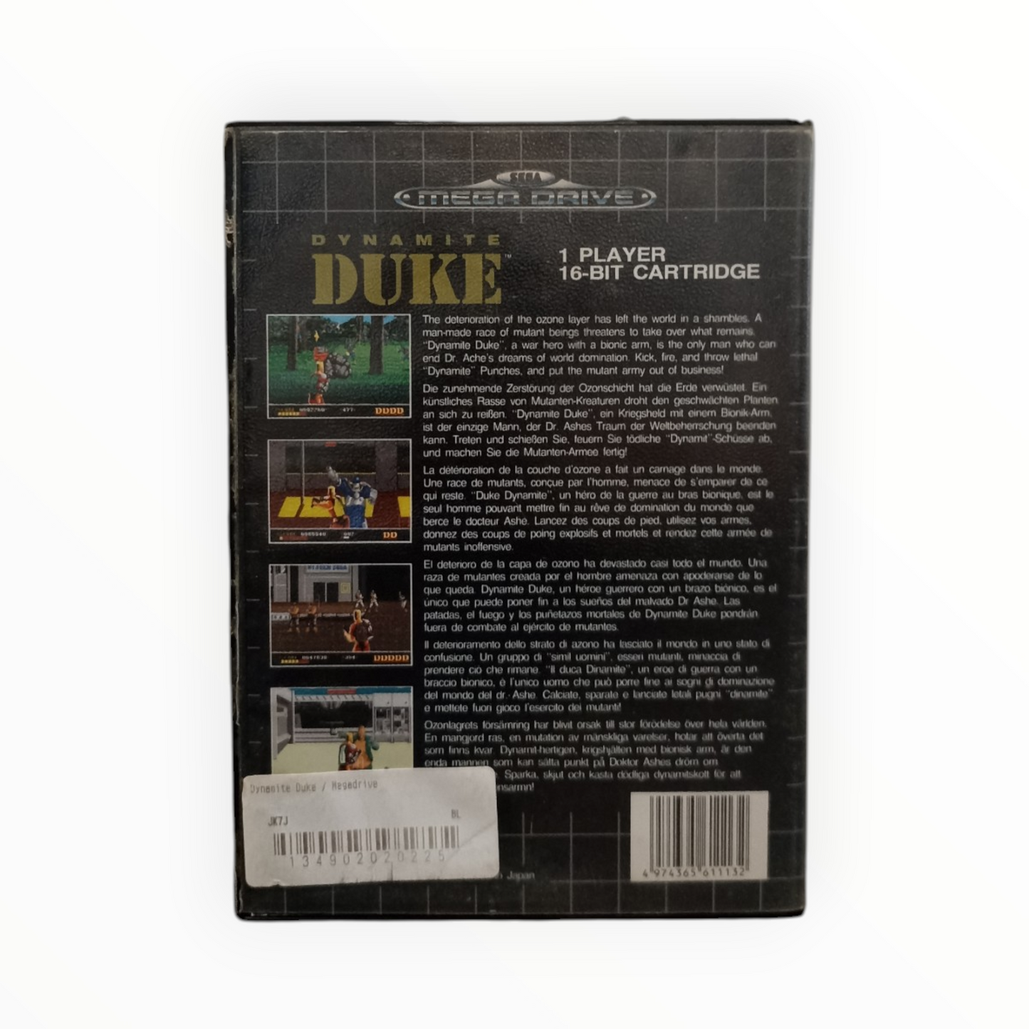 Dynamite Duke Sega Mega Drive