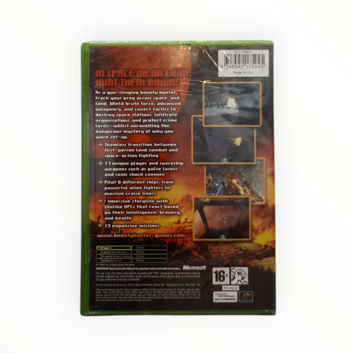 Mage Griffin Bounty Hunter Xbox Neuf Blister Français