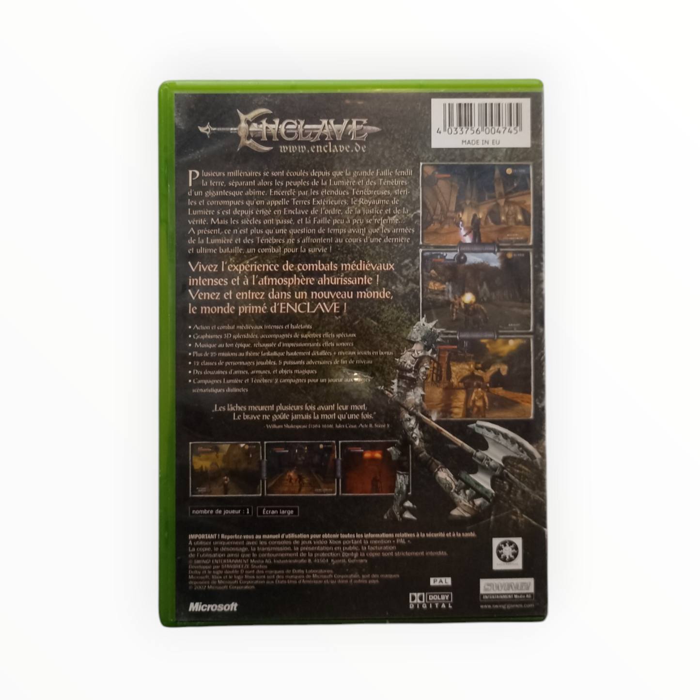 Enclave Xbox Classic