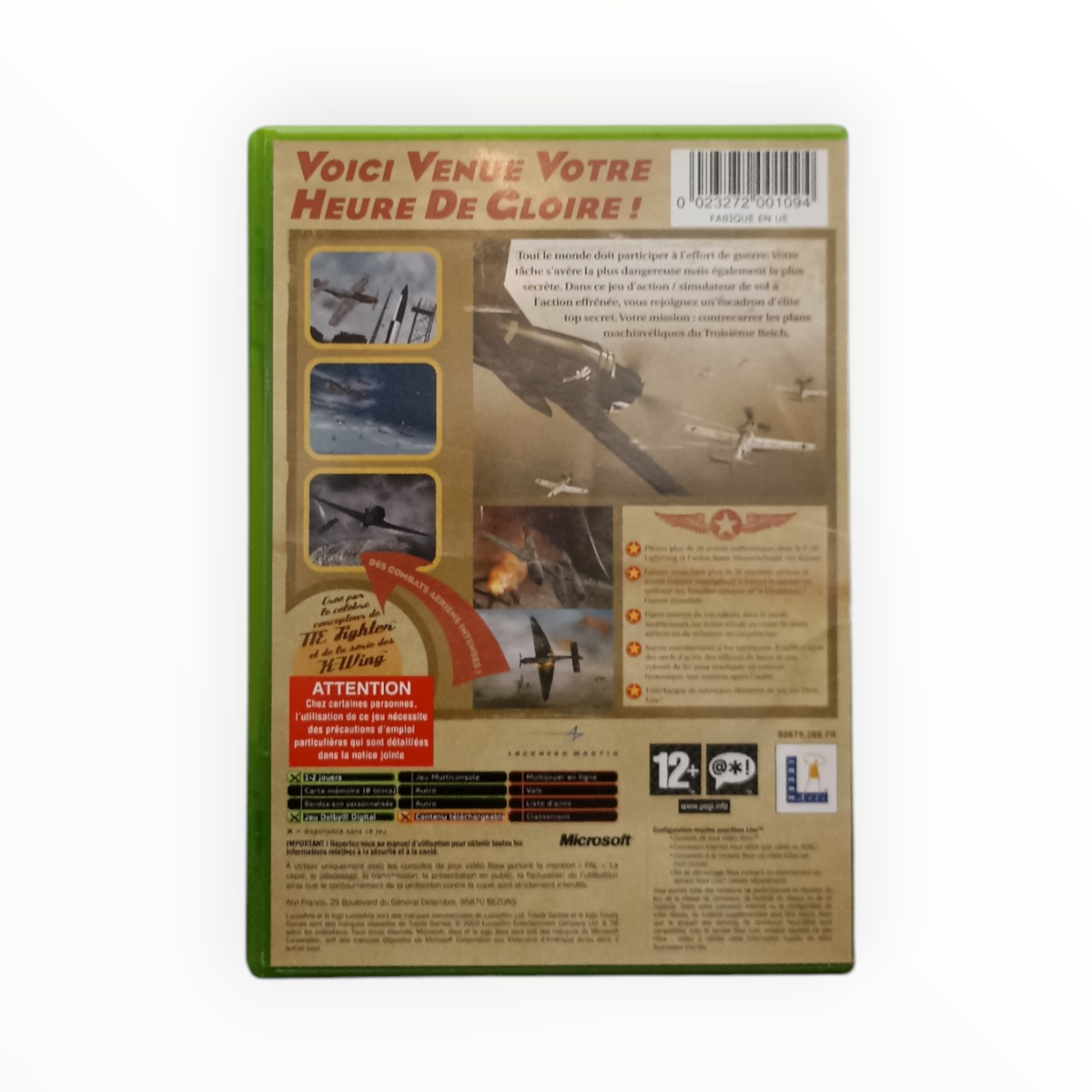 Secret Weapons Over Normandy Xbox FR Complet