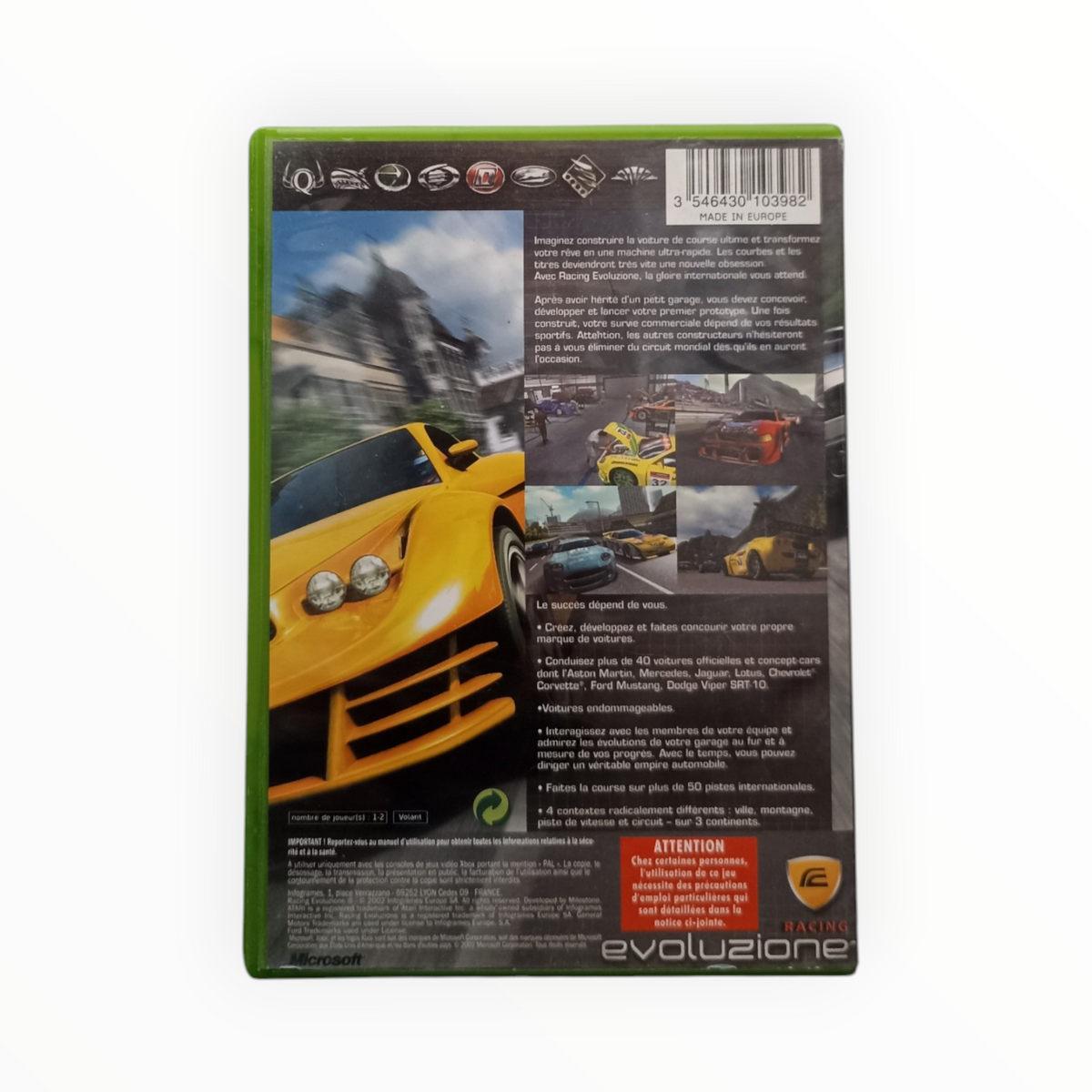 E-Racing Evoluzione Xbox FR Complet