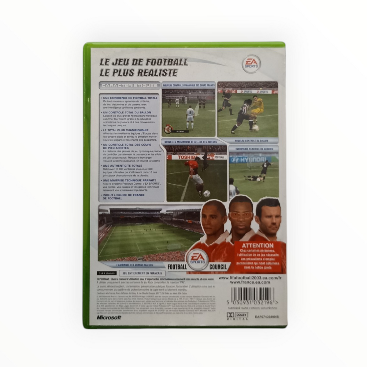 FIFA Football 2003 Xbox FR Complet