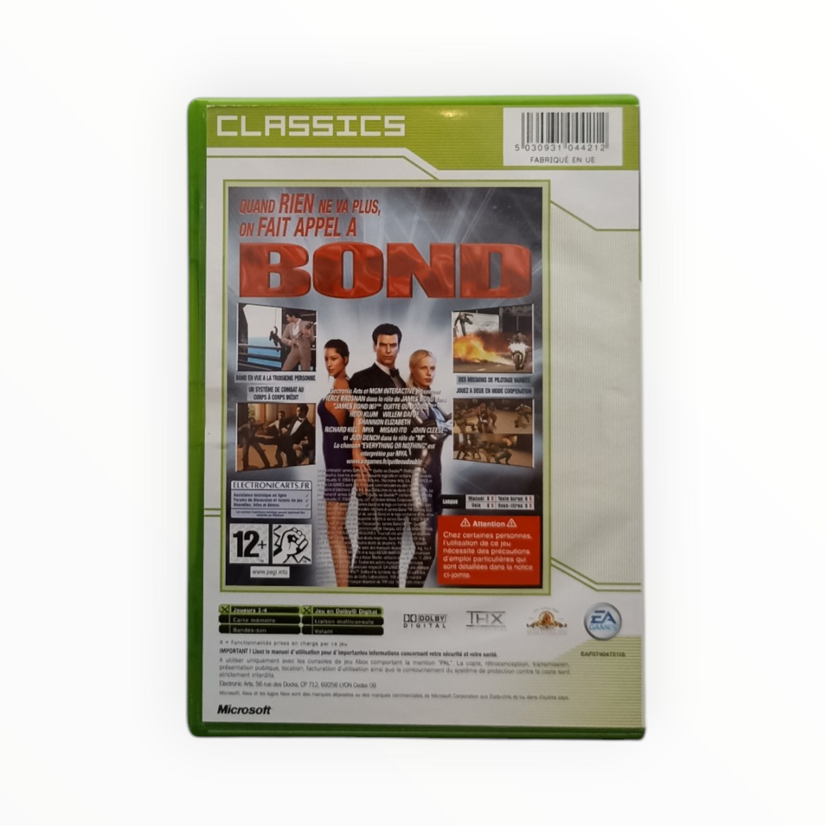James Bond 007 Quitte Ou Double Xbox Complet FR