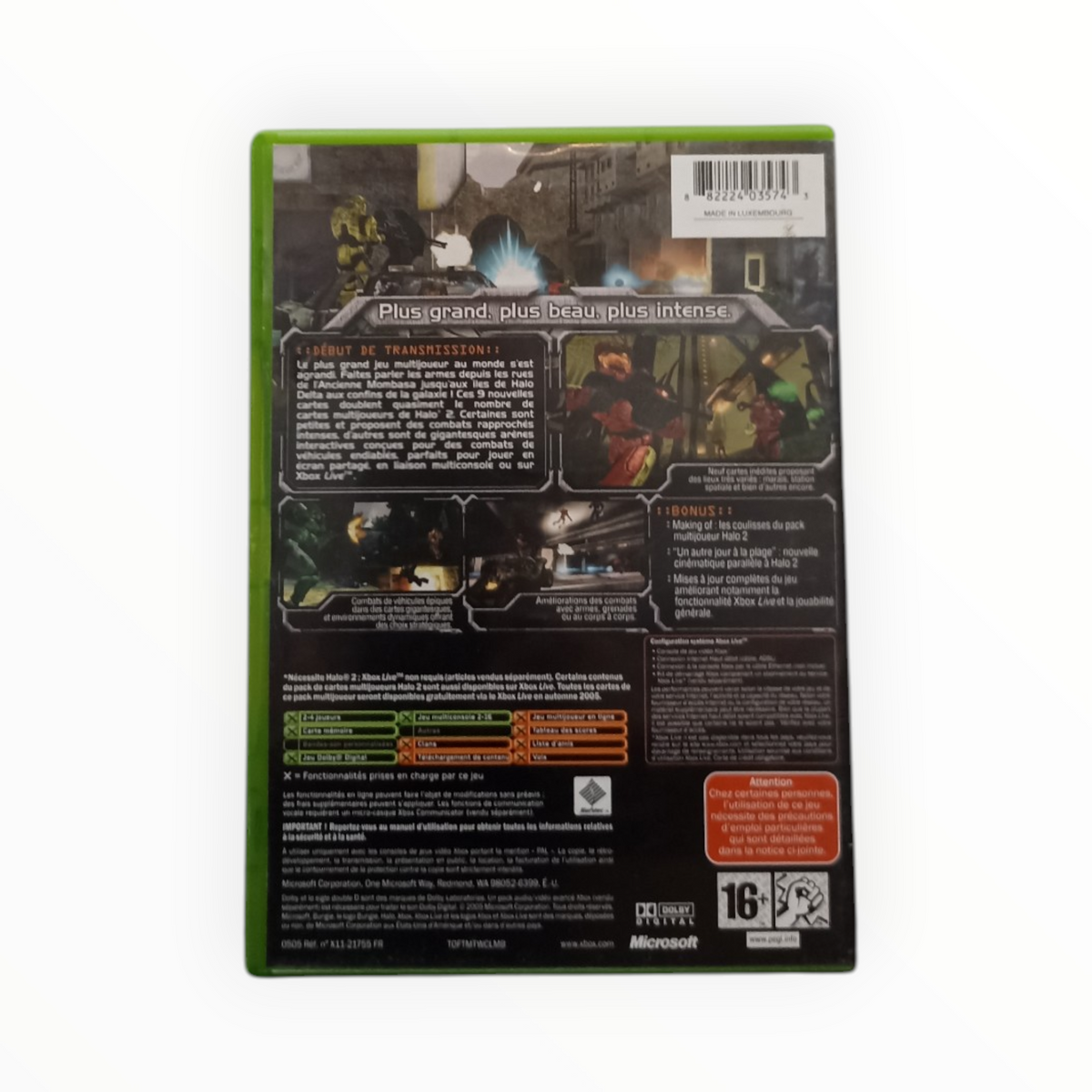 Halo 2 Pack de Cartes Multijoueurs Xbox FR