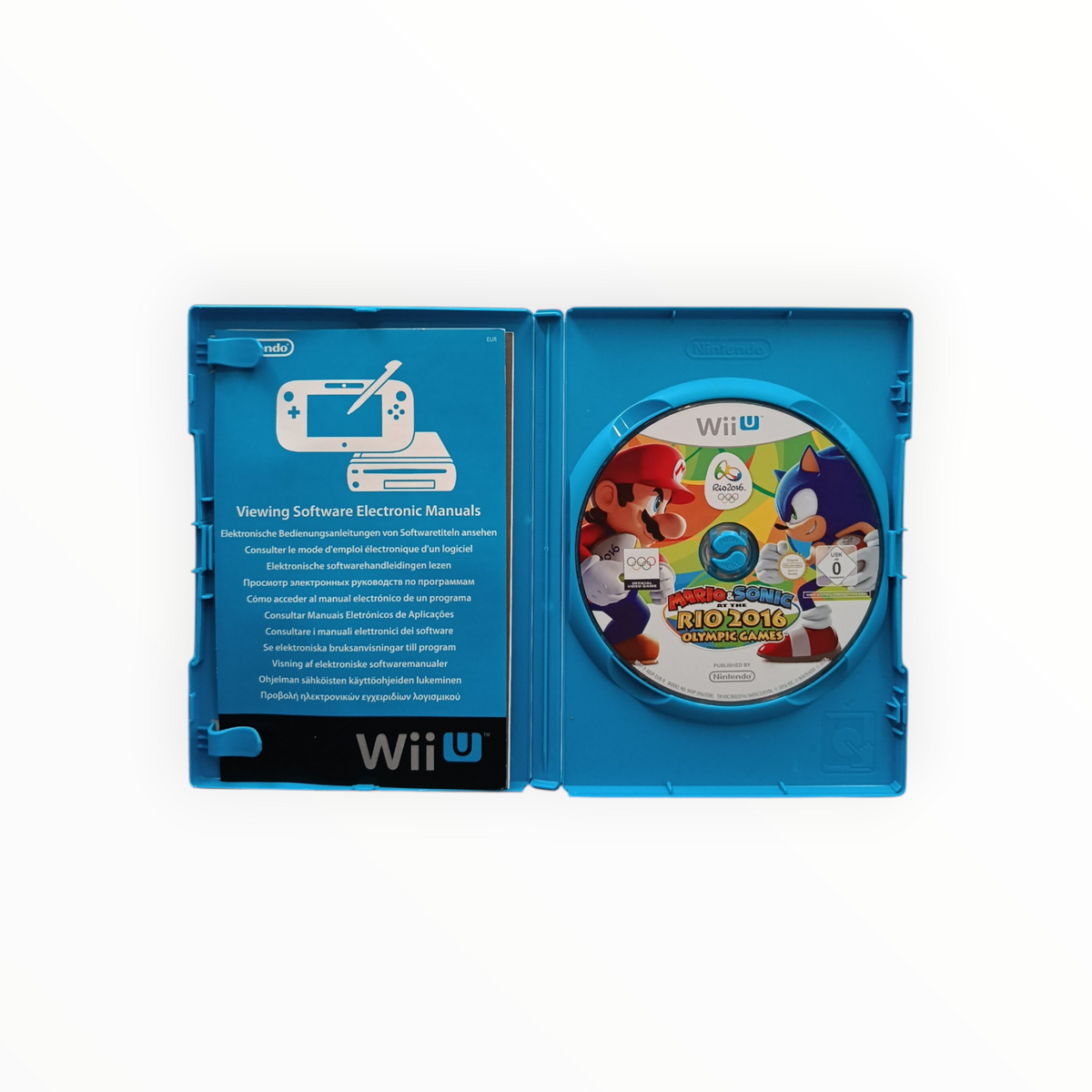Mario & Sonic Jeux Olympiques Rio 2016 Wii U Complet Version FRA