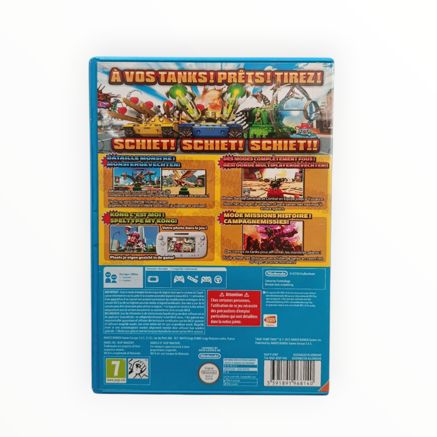 Tank ! Tank !Tank ! Wii U Complet Version FRA