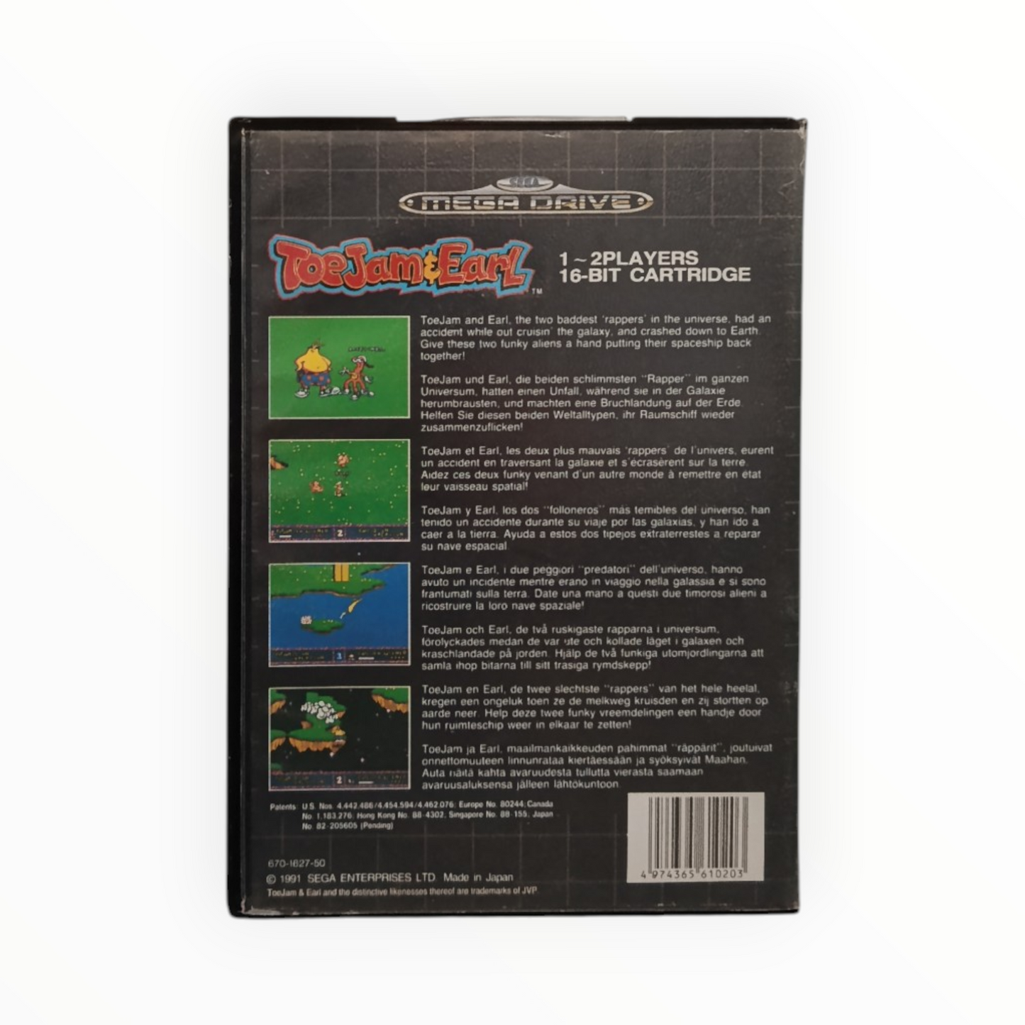ToeJam & Earl Sega Mega Drive (Complet) FRA