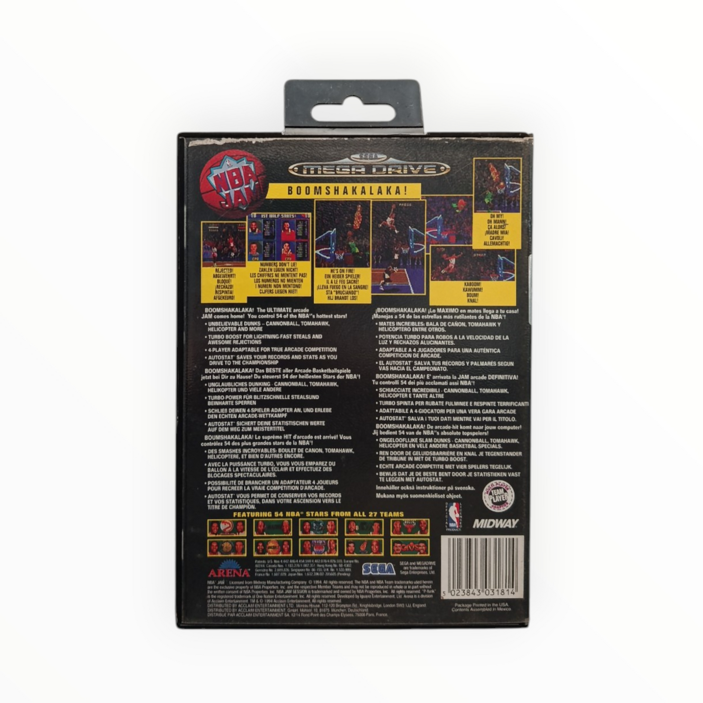 NBA Jam Sega Mega Drive (Complet) Version FRA