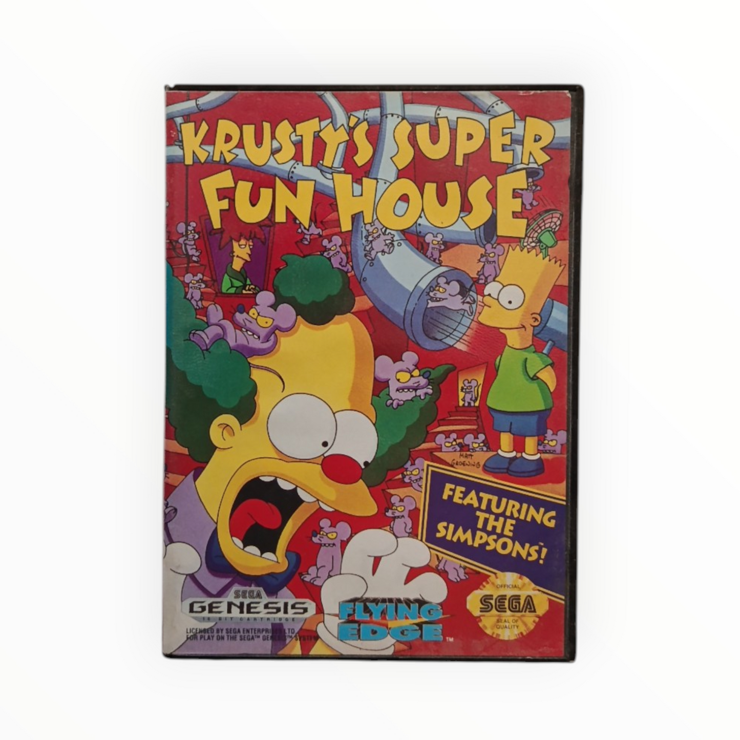 Krusty's Super Fun House Sega Mega Drive (Genesis) Version USA
