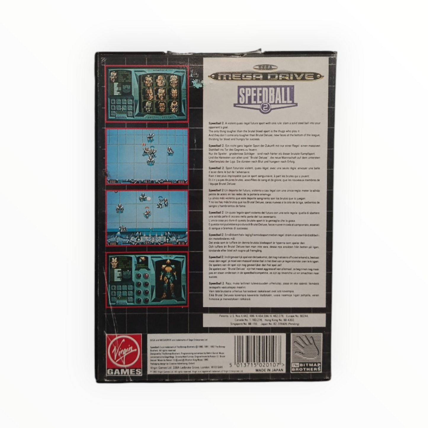 SpeedBall 2 Sega Mega Drive (Complet) FRA