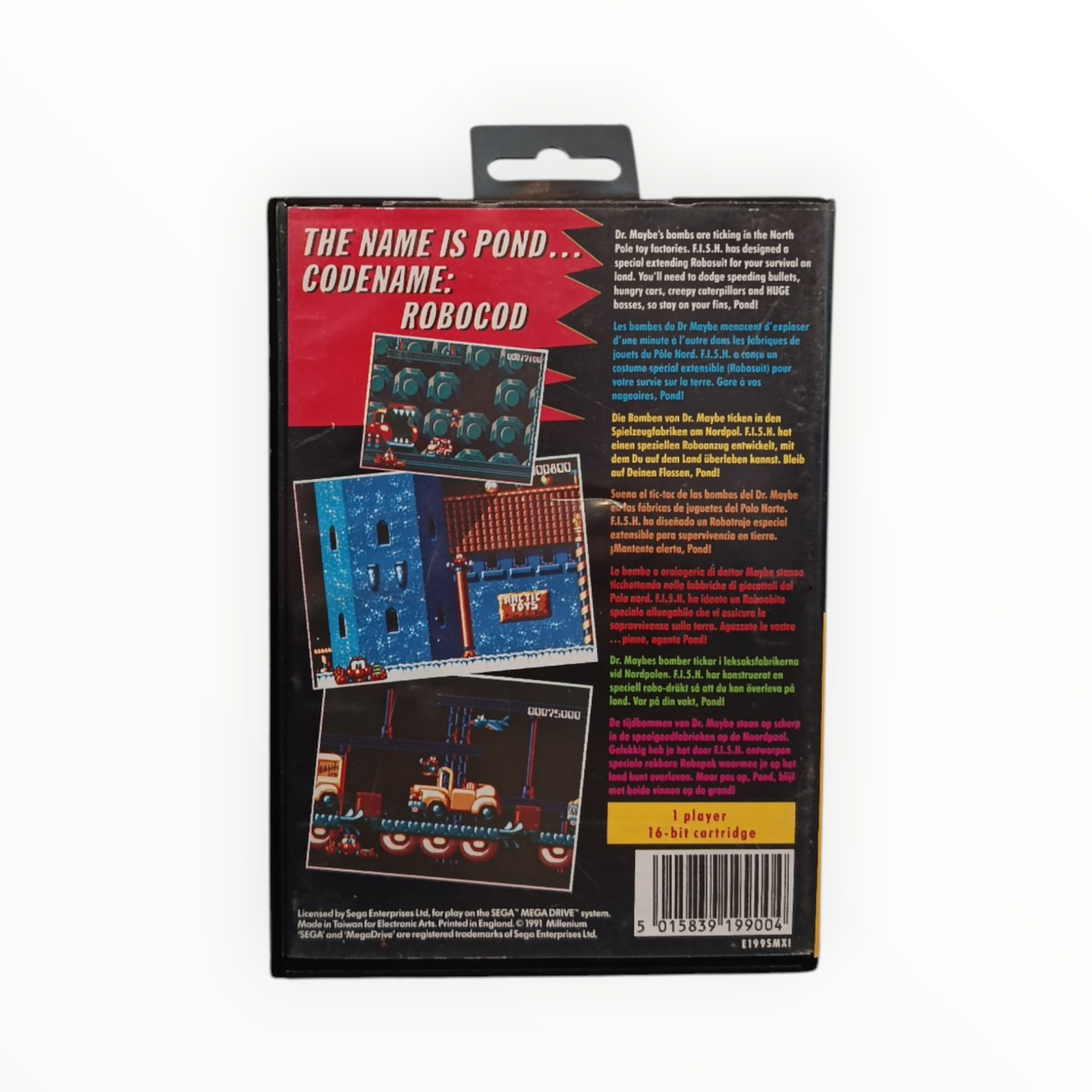 James Pond II Mega Drive (Complet) Version FRA