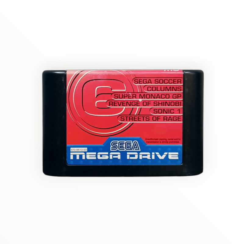 Mega Games 6 Sega Mega Drive en Loose (seul) FRA