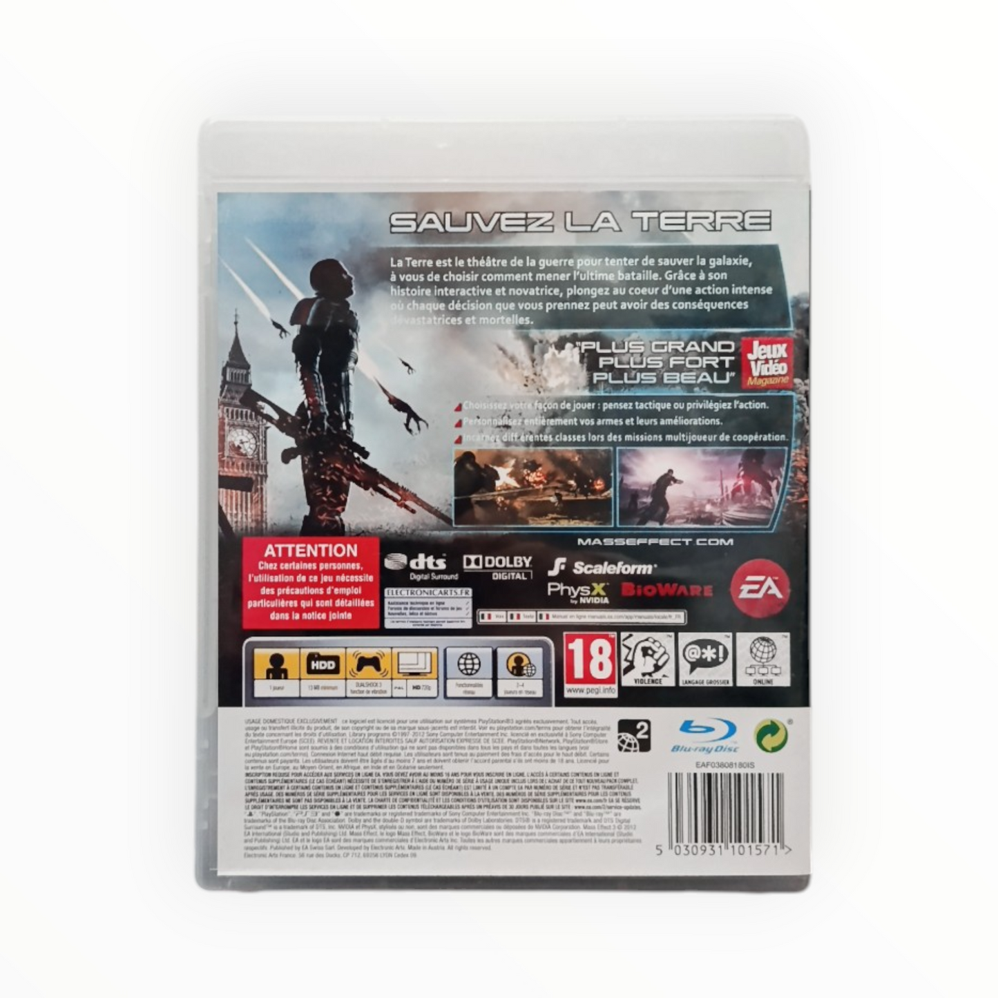 Mass Effect 3 PlayStation 3 (PS3) FR Complet