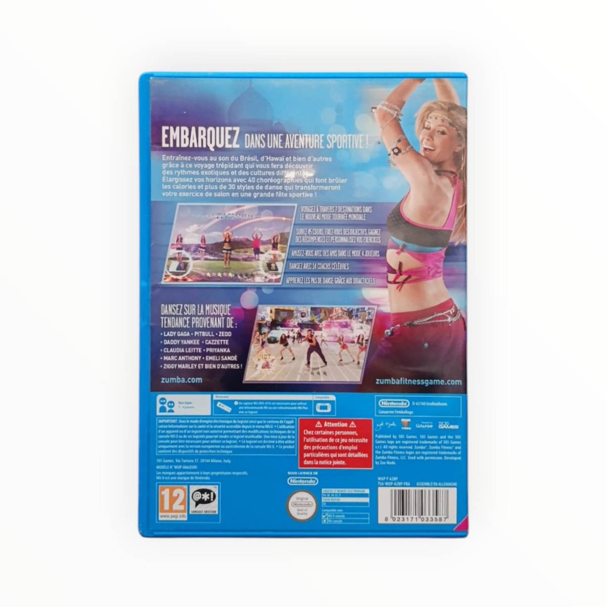 Zumba Fitness World Party Wii U Complet Version FRA