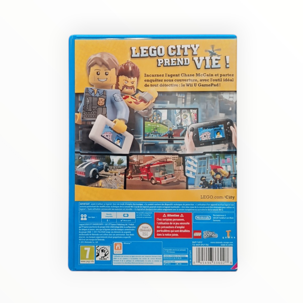 Lego City Undercover Wii U Complet Version FRA