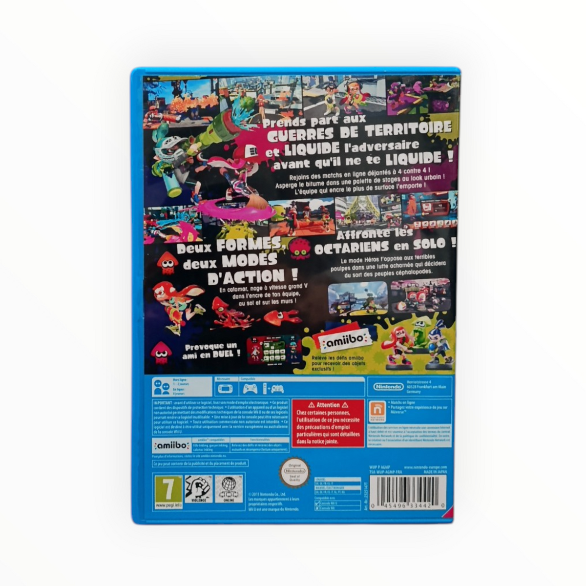 Splatoon Wii U Complet Version FRA