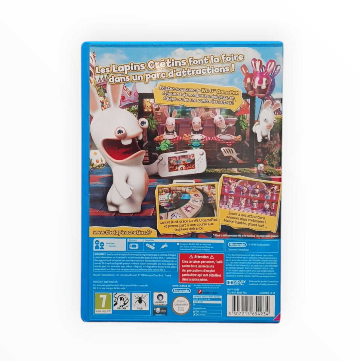 The Lapins Cretins Land Wii U Complet Version FRA
