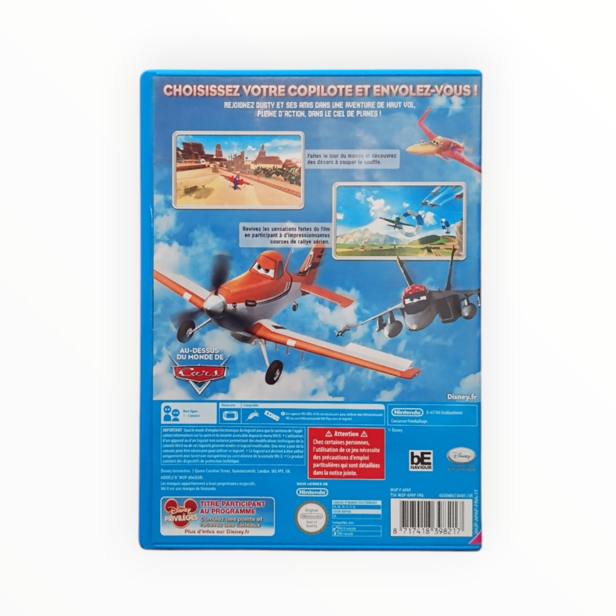 Planes Wii U Complet Version FRA
