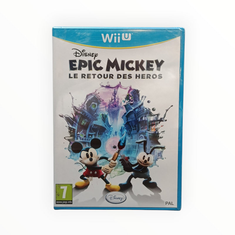 Disney Epic Mickey Le Retour Des Héros Wii U Neuf Version FRA