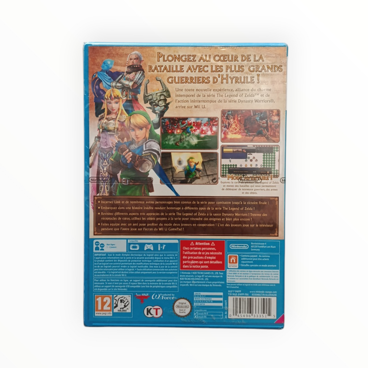 Hyrule Warriors Wii U Neuf Version FRA