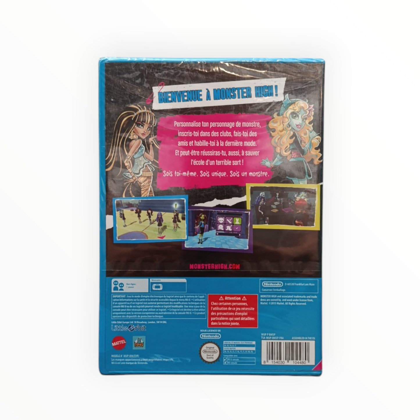 Une Nouvelle Elève A Monster Hight Wii U Neuf Version FRA