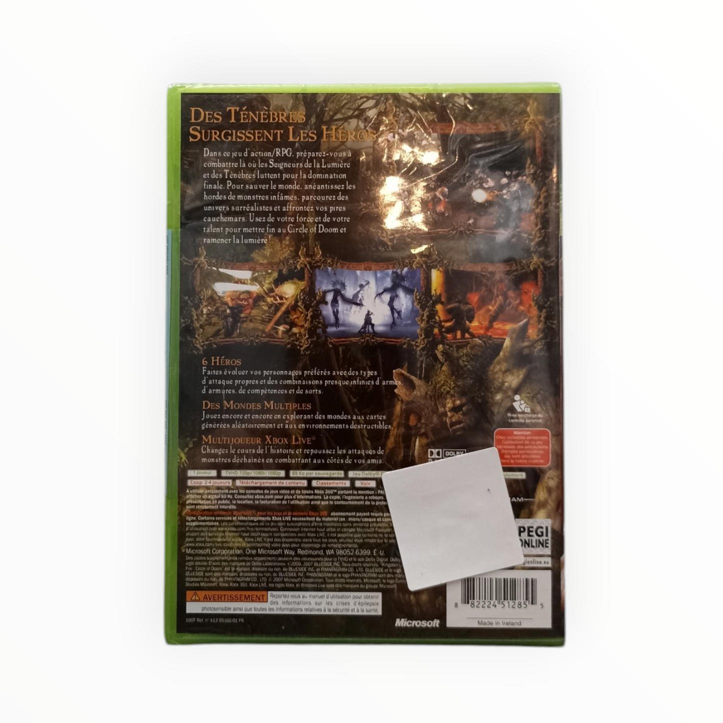 Kingdom Under Fire Circle Of Doom Xbox 360 neuf blister FR