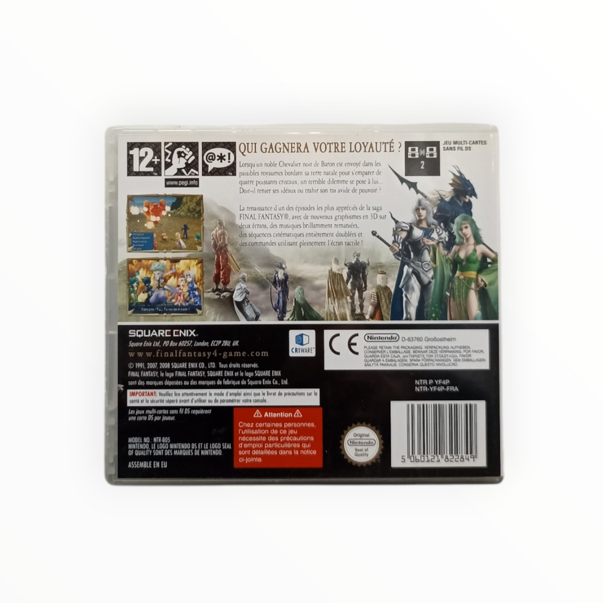 Final Fantasy IV Nintendo DS Complet