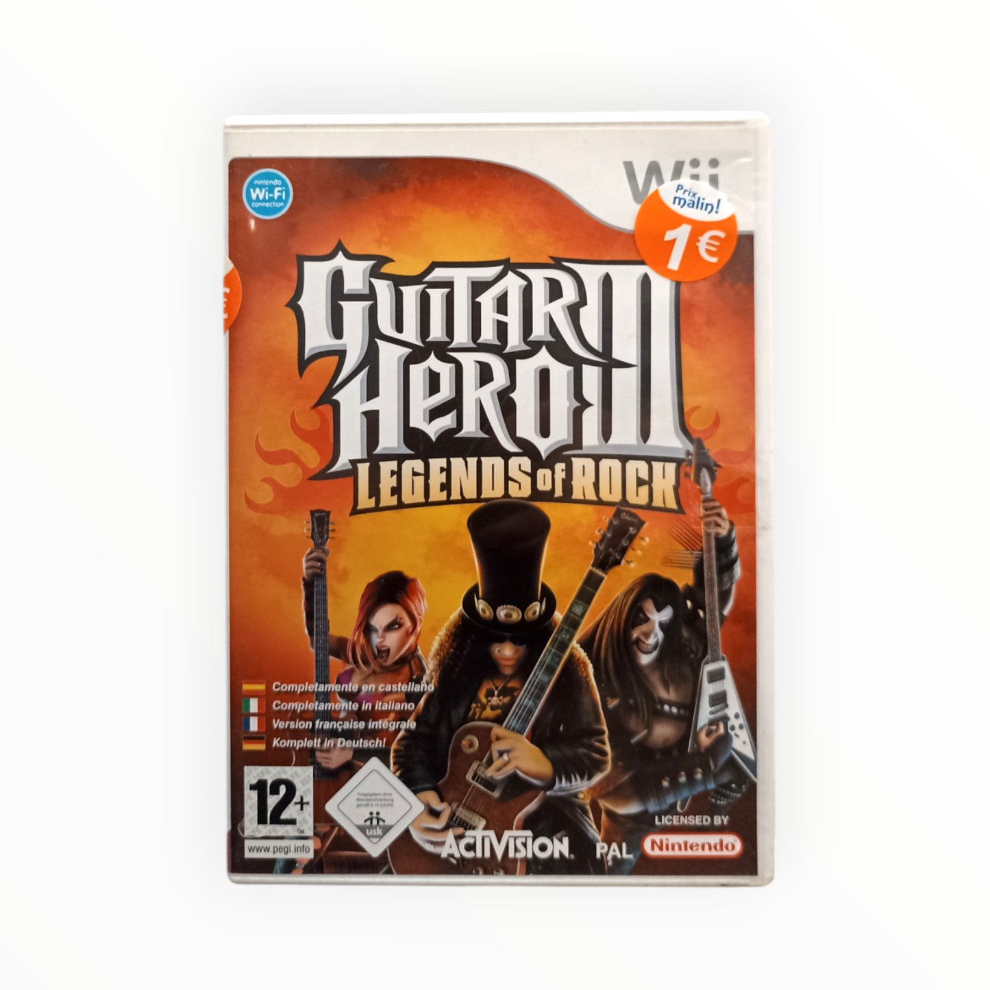 Guitar Hero III Legends of Rock Nintendo Wii Sans notice
