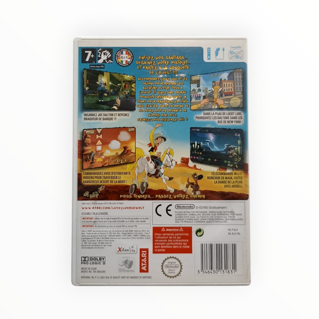Tous à l'Ouest Une Aventure de Lucky Luke Nintendo Wii (Wii) FR Complet