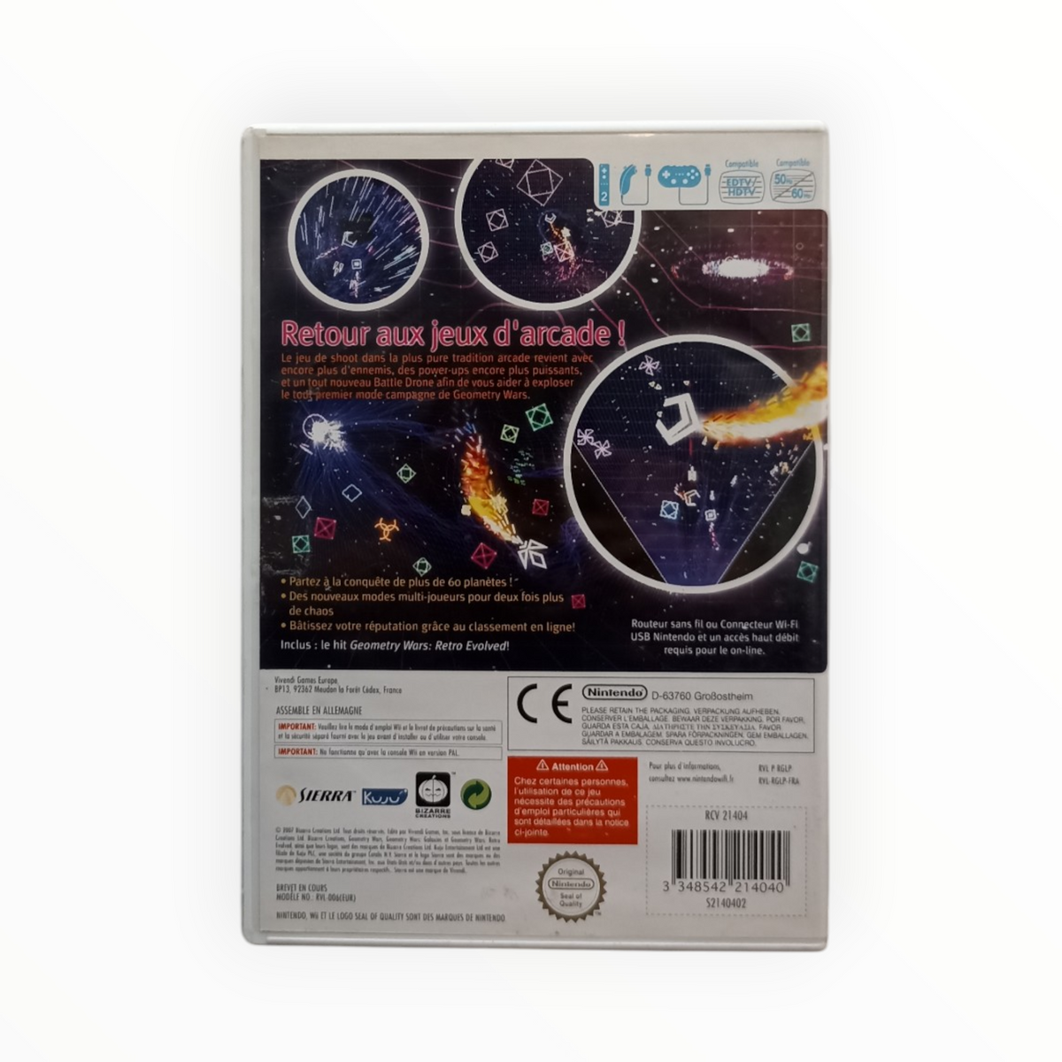 Geometry Wars Galaxies Nintendo Wii Complet