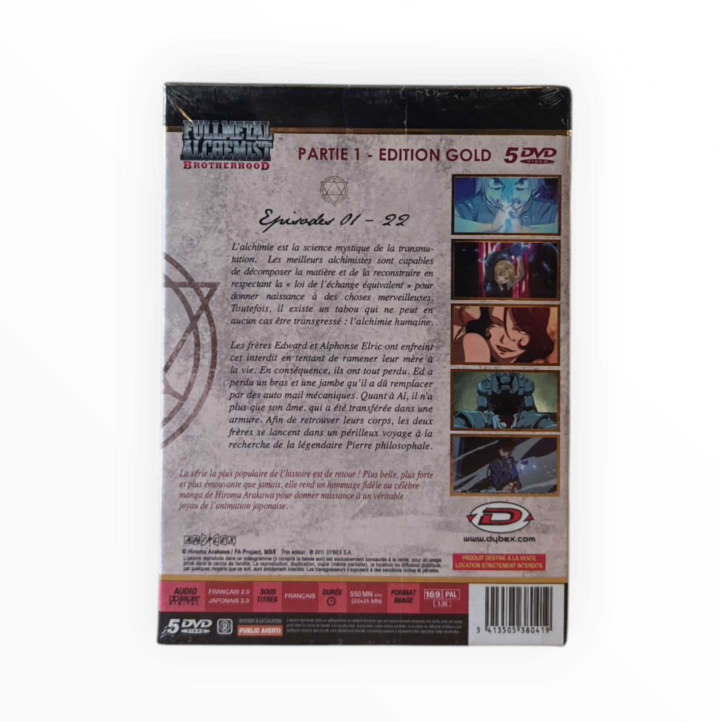 Fullmetal Alchemist Brotherhood DVD Collector Neuf Français