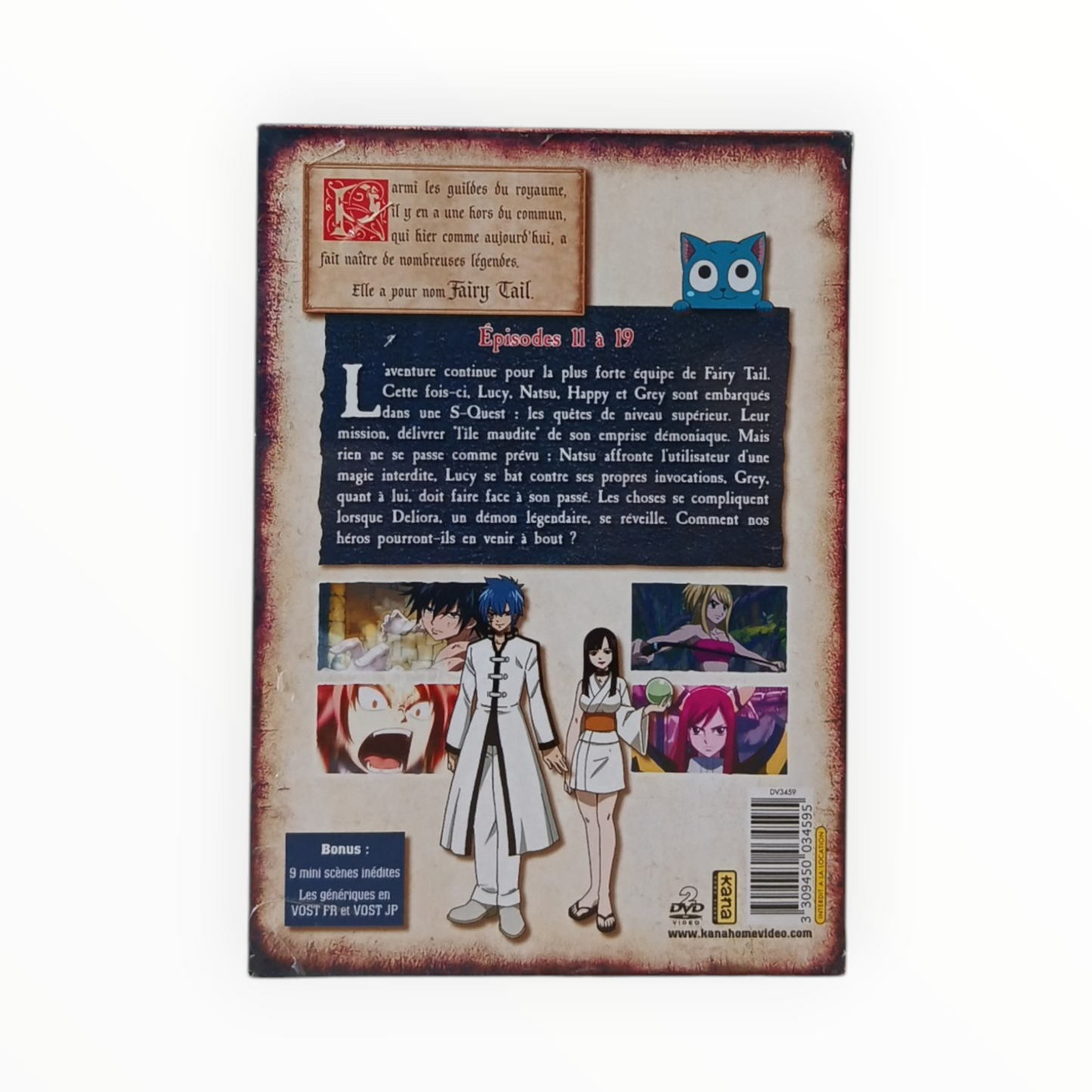 Fairy Tail Volume 2 DVD Collector Neuf Français
