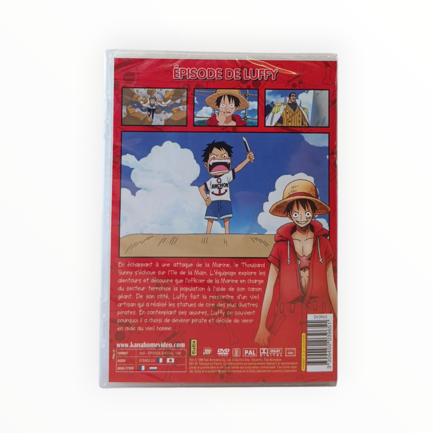 One Piece Episodes de Luffy DVD Classique Neuf Français