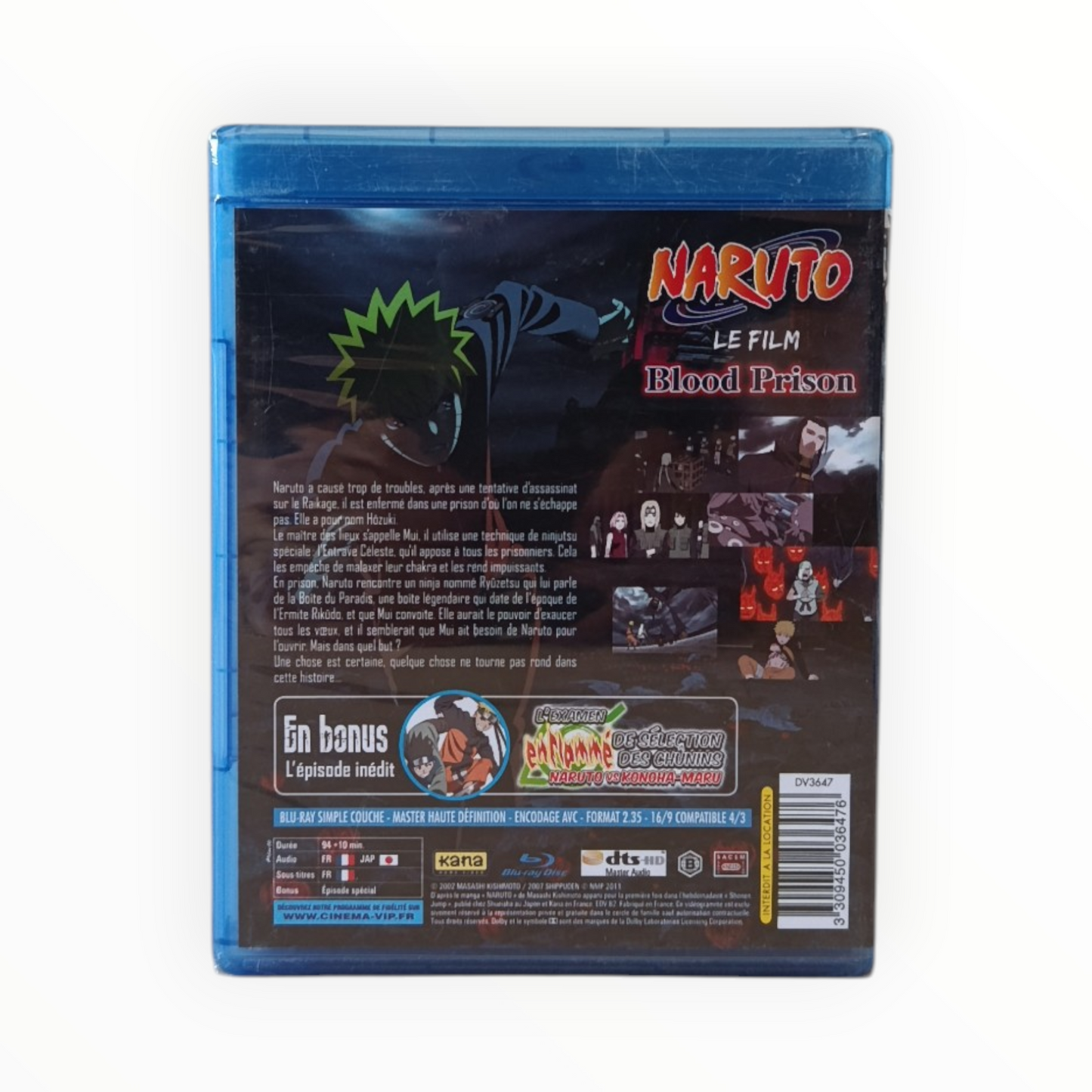 Naruto Blood Prison DVD Blu-Ray Neuf Français