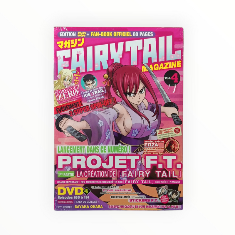 Fairy Tail : Volume 4 Projet F.T DVD Collector Neuf Français