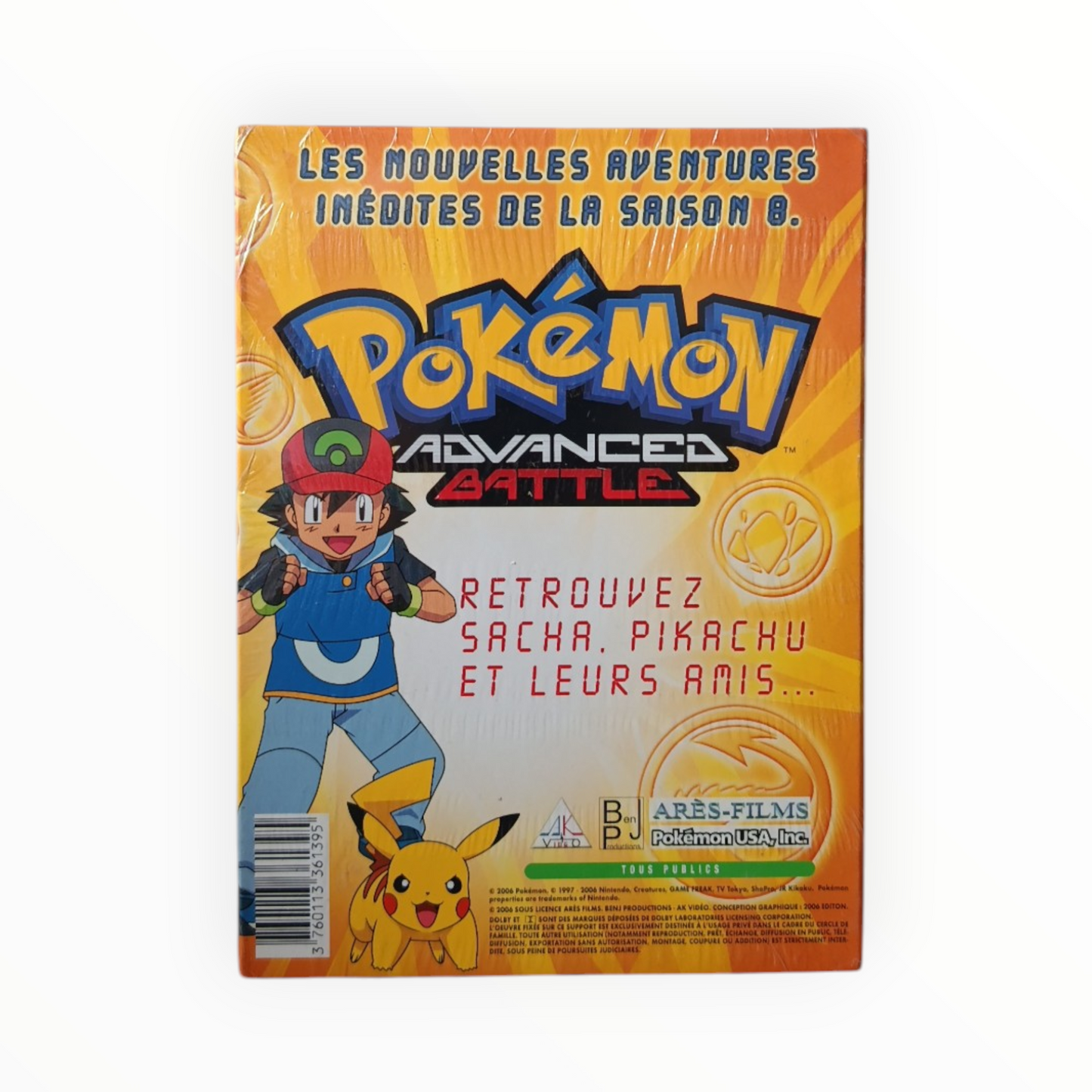 Pokemon Advanced Battle DVD Collector n'1 Neuf Français